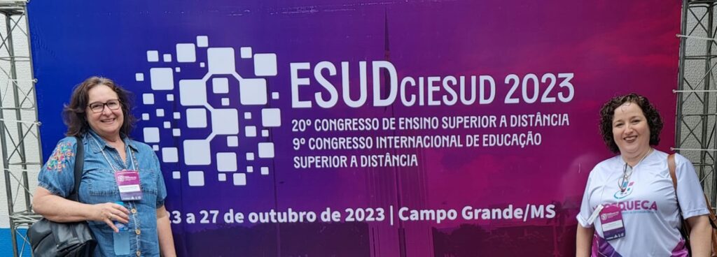 Superintendência e Direção Acadêmica da Sead Ufes participam de Congresso Nacional sobre EaD